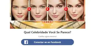 Teste ‘Qual Celebridade Você Se Parece’ pega MUITOS dados seus
