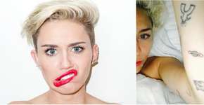 Miley Cyrus falta à aula de astronomia e comete gafe ao mostrar sua nova tattoo no Instagram