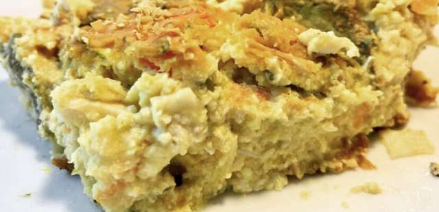 Torta de legumes vegana, sem glúten e muito cremosa