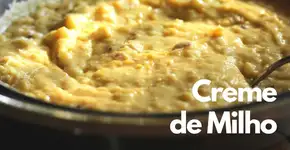 Creme de milho vegano delicioso; veja como fazer