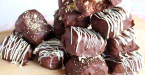 Bombom palha italiana com creme de avelã muito fácil de fazer