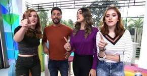 Cauã Reymond corrige apresentadoras do Vídeo Show ao vivo