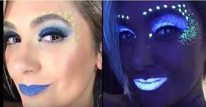 Maquiagem neon é ideal para quem curte o Carnaval na balada