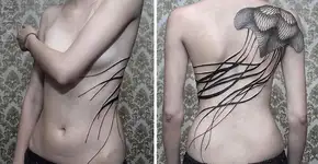 A arte geométrica e expressiva do tatuador israelense Chaim Machlev