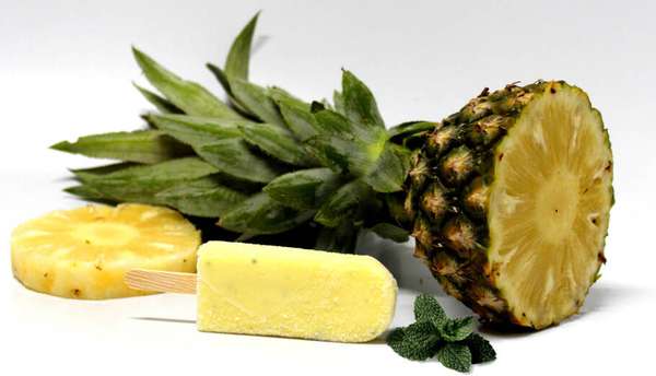 Picolé de abacaxi da Picoleteria