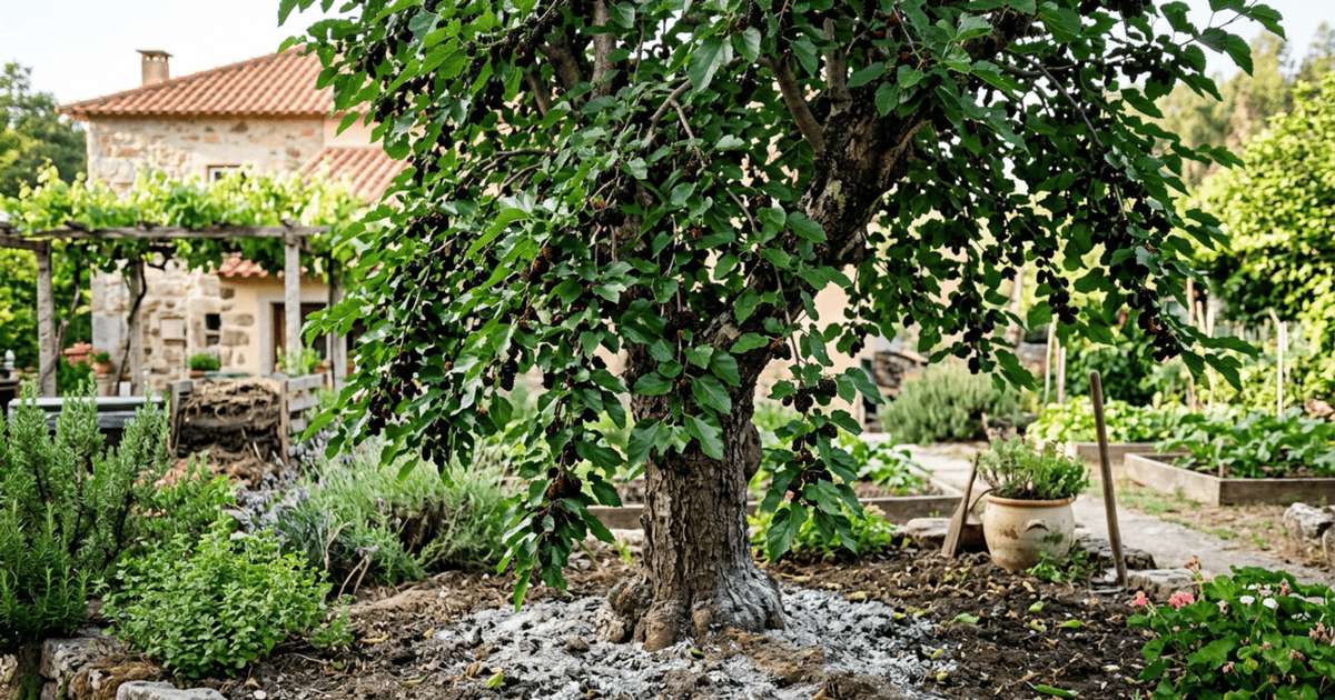 Para que serve colocar cinzas de madeira no tronco e como aplicar para a planta nunca parar de produzir