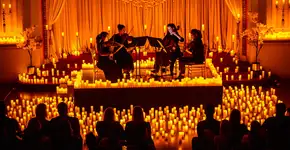 Teatro Conchita de Moraes recebe neste sábado Candlelight Coldplay vs. Imagine Dragons