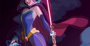 Bonitas ilustrações das Princesas Disney ao estilo Star Wars