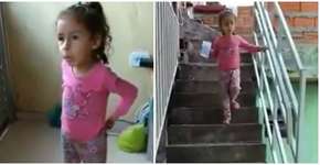 Mãe dá lição de amor e coragem para filha cega ganhar autonomia