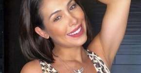 Musa fitness posta foto um mês após o parto e faz revelação