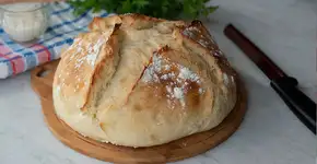 Aprenda a fazer pão caseiro sem sovar