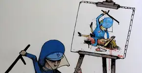 A arte critica a vida na obra do francês Dran