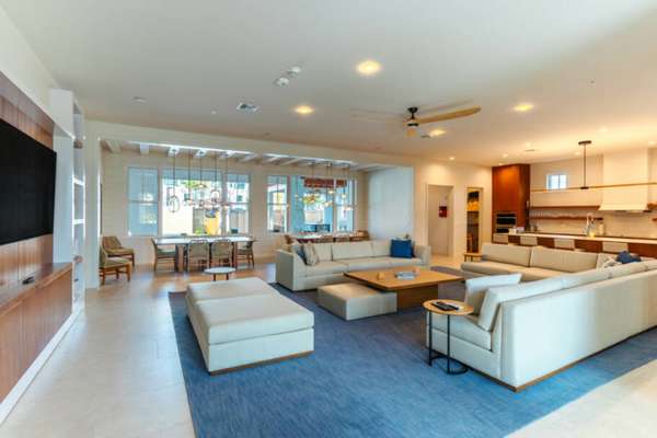 sala de uma das casas