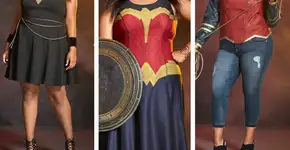 Loja lança coleção plus size inspirada na Mulher-Maravilha