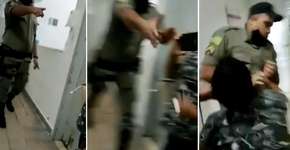 Mulher é agredida por PM ao filmar abordagem ao filho em GO