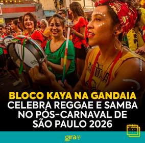 Reggae e samba de mãos dadas no pós-Carnaval 🎶✨ No...