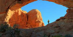As formações rochosas inusitadas do Parque Nacional dos Arcos, nos EUA