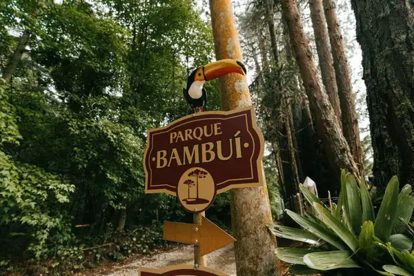 Parque é  refúgio entre lagos e cedros centenários