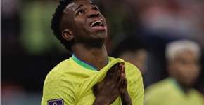 Vini Junior pede desculpas por Brasil ter sido eliminado da Copa do Mundo