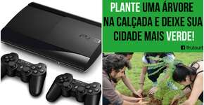 Homem leiloa videogame para ajudar projeto de plantio de árvores