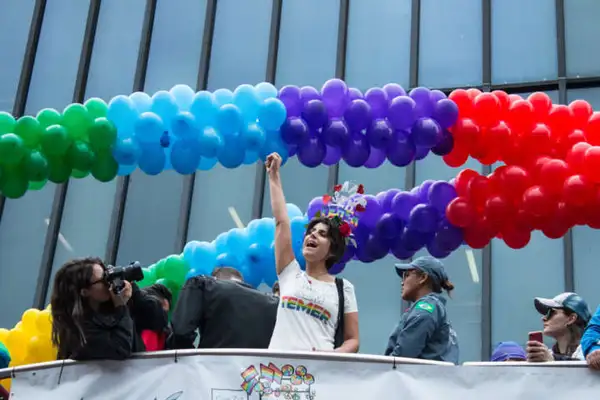 Parada LGBT na avenida Paulista 
