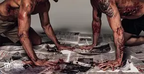 Famosos viram animais vítimas de maus-tratos em ensaio de fotos