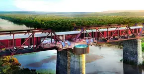 Trem abandonado, de 1920, se transforma em hotel de luxo na África do Sul