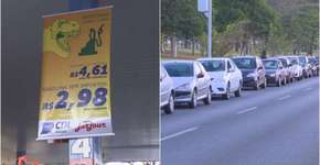 Posto do DF corta impostos e vende gasolina a R$ 2,98