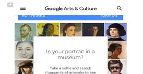 Aplicativo gratuito diz que obra de arte é parecida com você