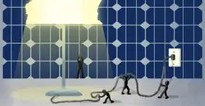 Jovens de baixa renda aprendem a instalar placas de energia solar