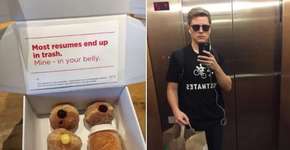 Jovem inova e distribui currículo em caixas de donuts nos EUA