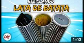 25 maneiras criativas de reutilizar as latas de batatas