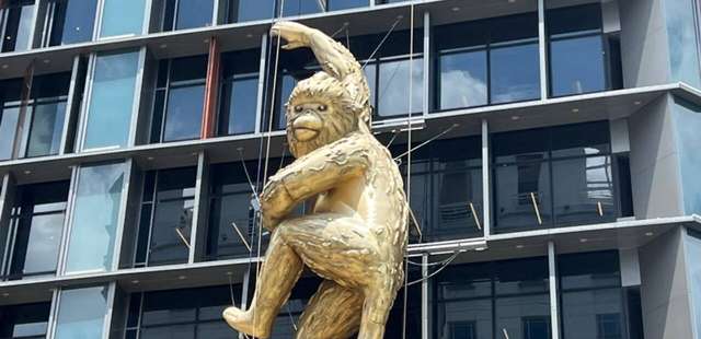 Instalação ‘Golden Monkey’