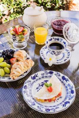 Café da manhã do do Casa Di Vina Boutique Hotel