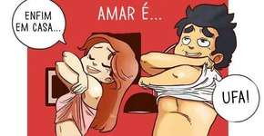 Página se inspira em desenho de 1967 para falar do amor ‘moderno’