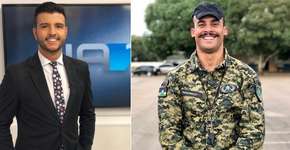 Prestes a estrear no JN, apresentador assume namoro com militar