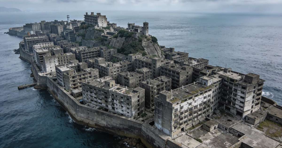 Em 1959, esta ilha era a mais densamente povoada do mundo, agora é uma ilha fantasma