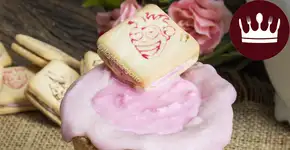 Para o Dia dos Namorados: Copo de Cookies Cor-de-Rosa