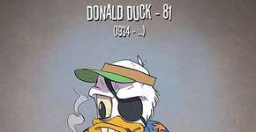 Artista envelhece personagens como Mickey, Tom, Jerry e Donald