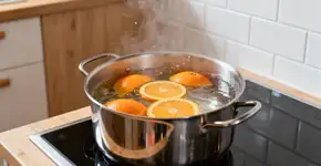 Com um pouco de casca de laranja deixei minha casa inteira cheirosa por horas