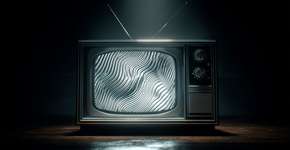 Por que TVs antigas faziam aquele chiado característico