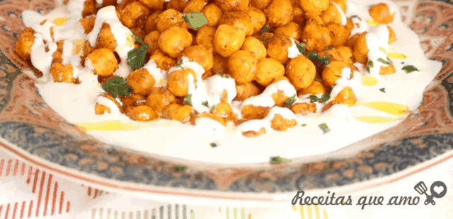 Você vai gostar desse jeito diferenciado de preparar grão-de-bico com molho picante