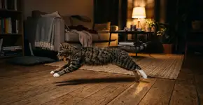 O que significa quando seu gato corre pela casa à noite, segundo especialistas em comportamento animal?