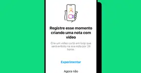 Passo a passo para publicar um vídeo nas Notas do Instagram