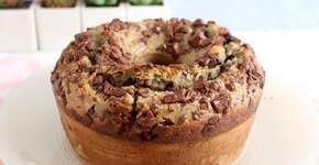 Bolo de banana formigueiro no liquidificador bem úmido e gostoso