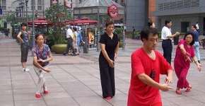Tai Chi Chuan no Parque Jardim da Luz