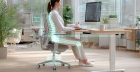 Faça isso para melhorar a postura sentado durante o trabalho