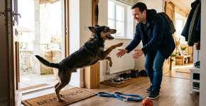 Os veterinários concordam: cães que ficam agitados ao verem seus donos chegando em casa não estão demonstrando felicidade.