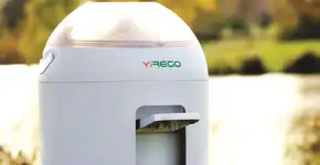 Máquina de lavar movida a pedal dispensa uso de energia elétrica