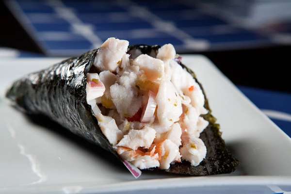 Temaki de ceviche, de Euler Lima - Foto: Rafael Lobo/Zoltar Design